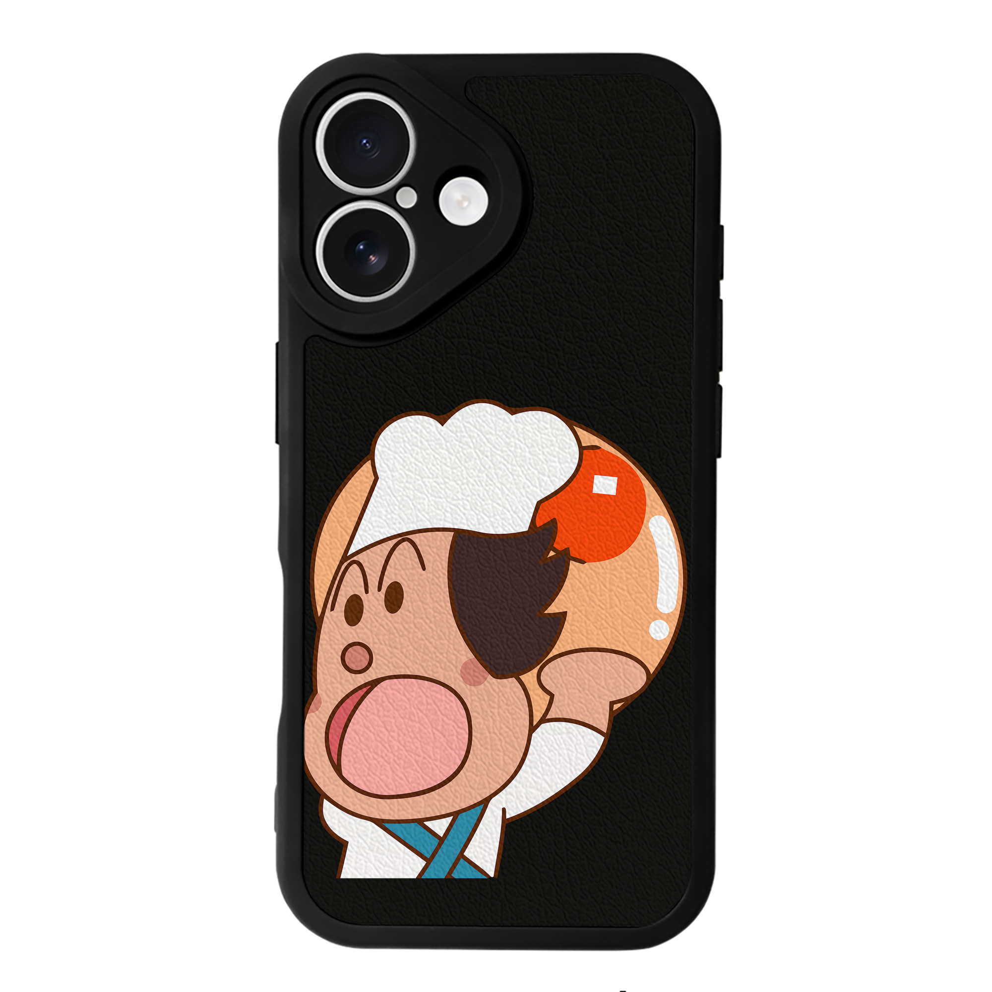 （画像用） アンパンマン Anpanman 【iPhone 16シリーズ対応】シリコンスマホケース（レザー調） 材質：シリコン